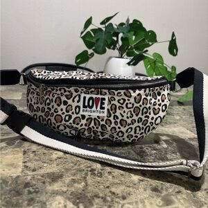 Brighton Love Wild Vat Belt Bag Leopard Fanny Pack